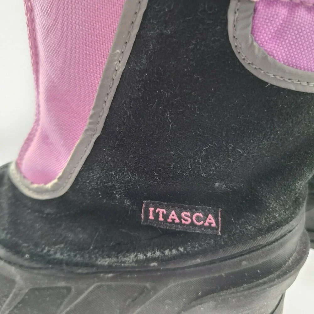 Itasca Snow Boot Kids Size 2 Purple/Black‎